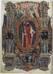Prachtkodex der Bußpsalmen von Orlando di Lasso, Foto: Bayer. Staatsbibliothek